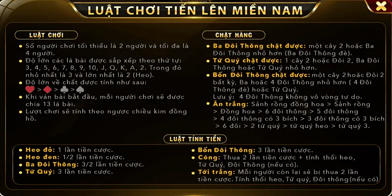 Game bài truyền thống TLMN - Mậu Binh - Phỏm
